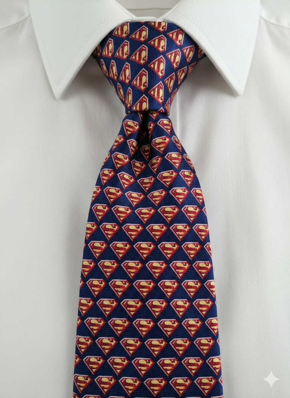 Superman Warner Bros DC comics silk tie - 59"